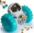 CAISATEQ Dog Treat Toy for Small Dogs, Interactive Pet Food Dispenser Puzzle Toys Treat Dispensing Cat Slow Feeder Toy for Small Puppies, Medium Dogs and Indoor Cats – Turquoise (Turquoise)