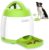 PETGEEK Treat Dispenser Dog Toys, Automatic Pet Feeder with Dual Power Supply and Remote Control, Dog Puzzle Toys and Interactive Dog Toys in One for Indoor or Outdoor Play(Green)